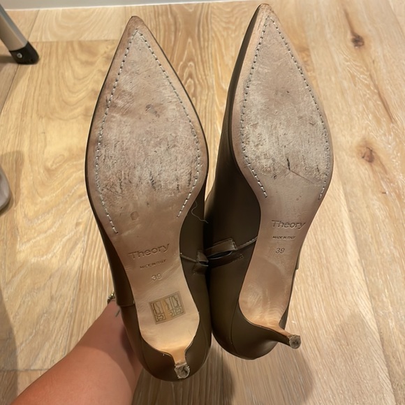 Theory kitten toe booties size 39 8.5 - Picture 6 of 11